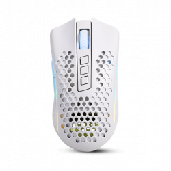 MOUSE REDRAGON STORM PRO BLANCO M808W-KS WIRELESS, RGB