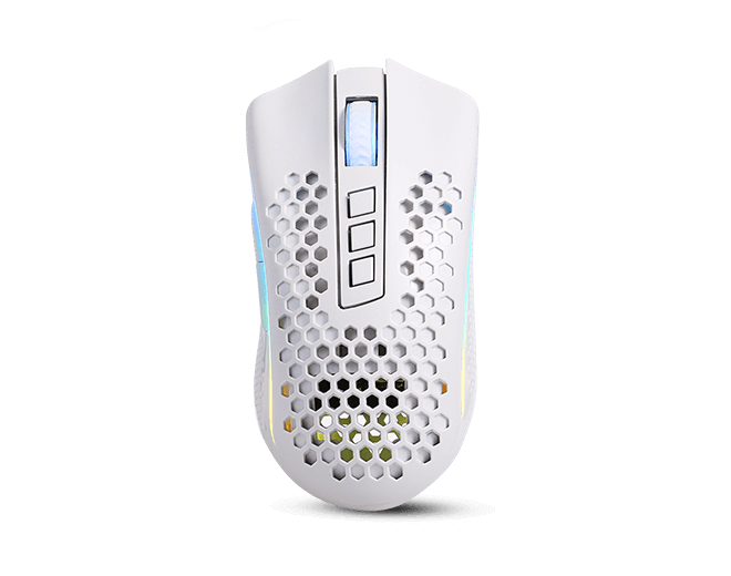 MOUSE REDRAGON STORM PRO BLANCO M808W-KS WIRELESS, RGB