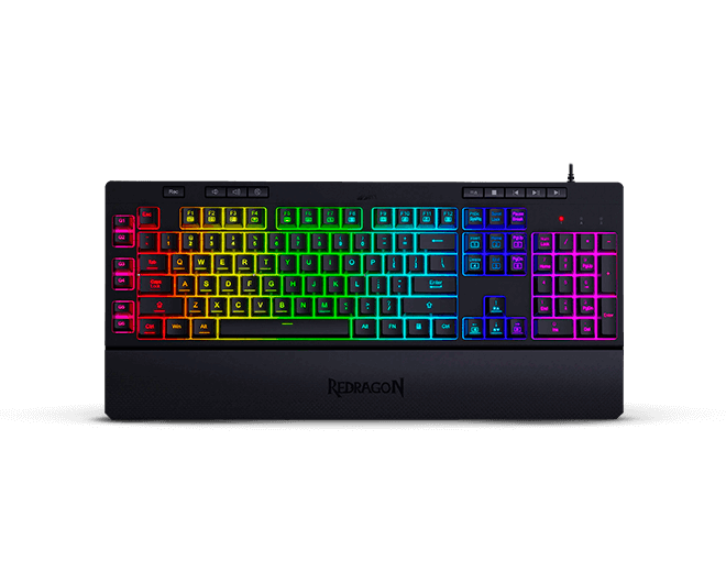 TECLADO REDRAGON SHIVA NEGRO K512-RGB-SP FULL SIZE ESPAÑOL